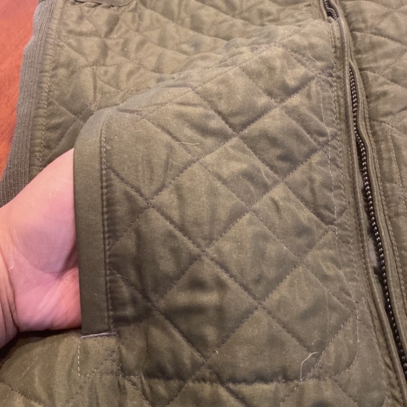 NWOT Chaps Military Green Vest - Picture 3 of 12